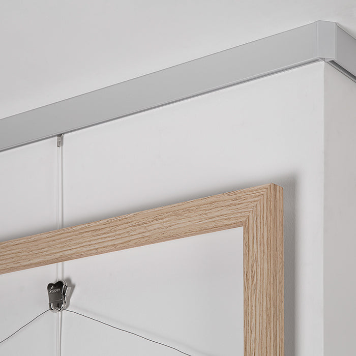 STAS cliprail max + kit: adatto a soffitti piatti e finiture eleganti