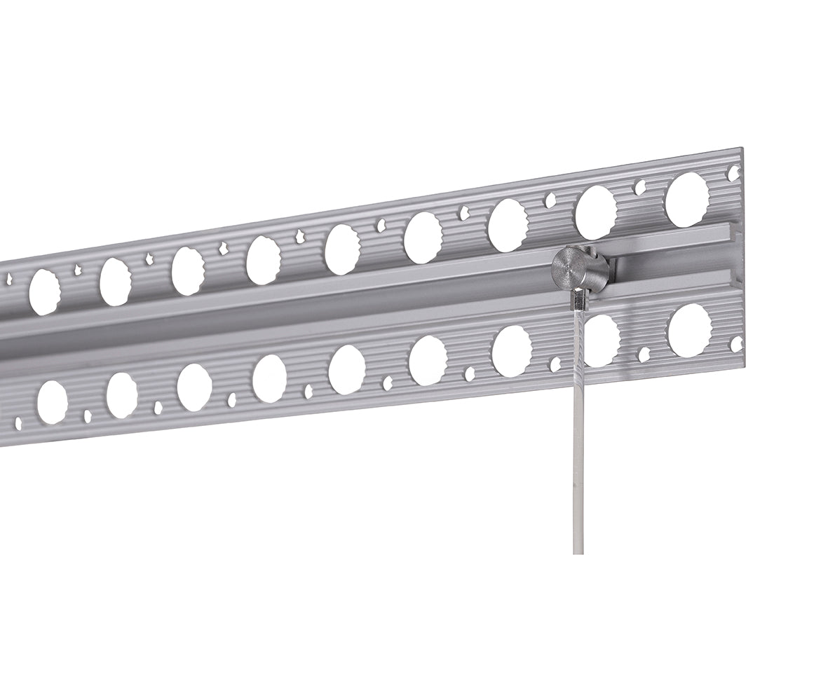 STAS plasterrail - 2cm: montaggio a scomparsa per pareti intonacate