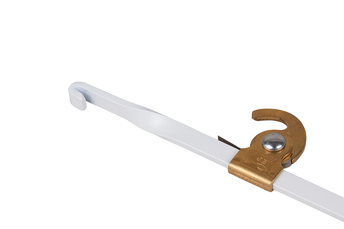 j-rail max asta + gancio, colore bianco, facile da abbinare a qualsiasi stile.