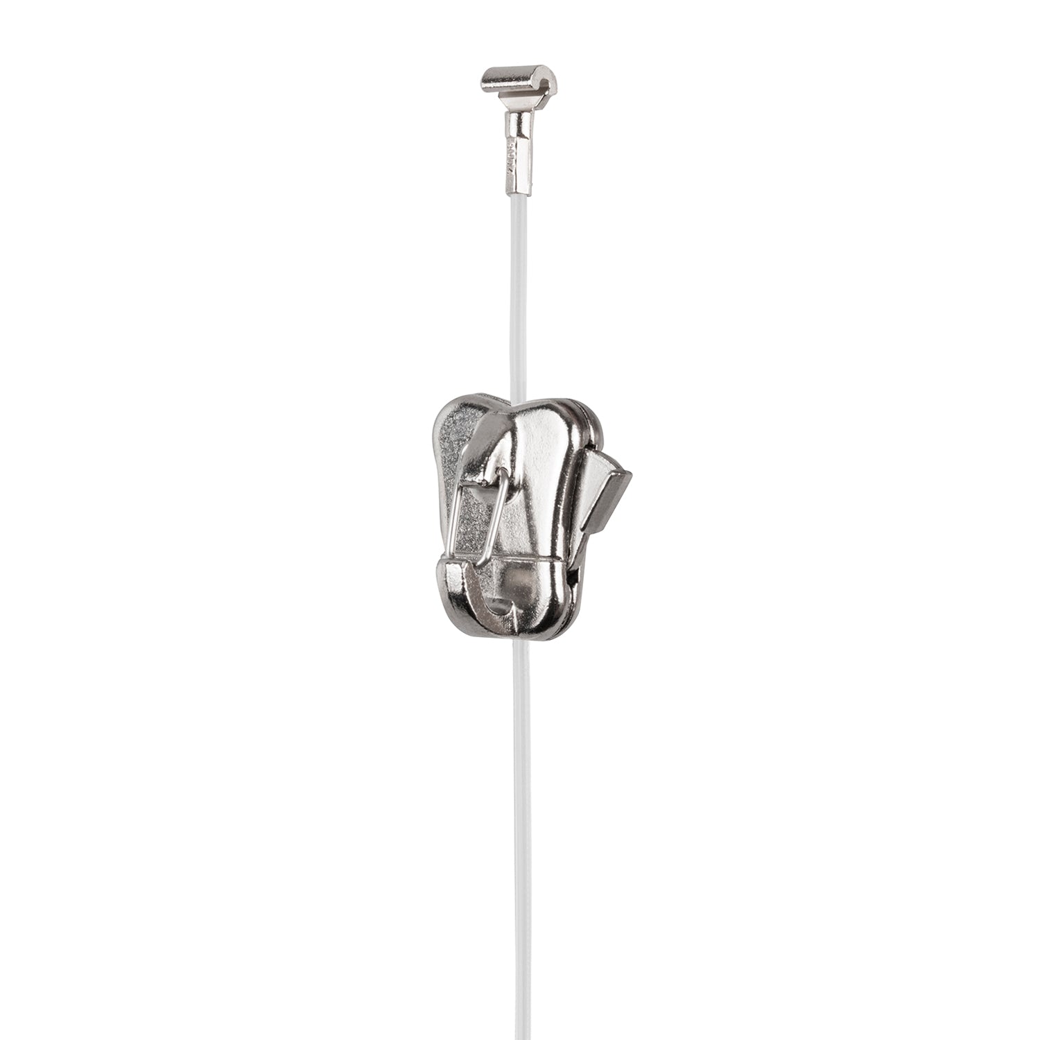 STAS zipper pro, ideale per appendere quadri, caricabile fino a 2kg con cavo d'acciaio.