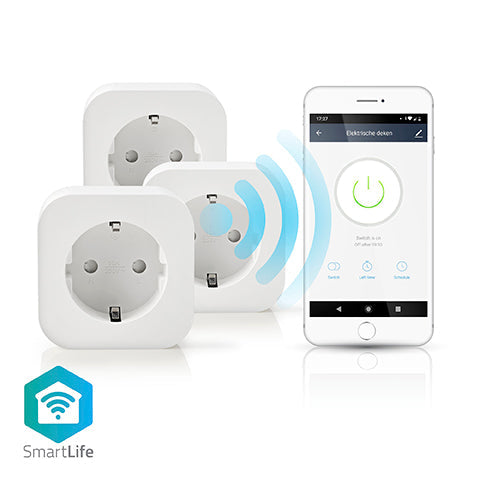 STAS wifi smart plug: gestione remota con app, plug intelligente Schuko