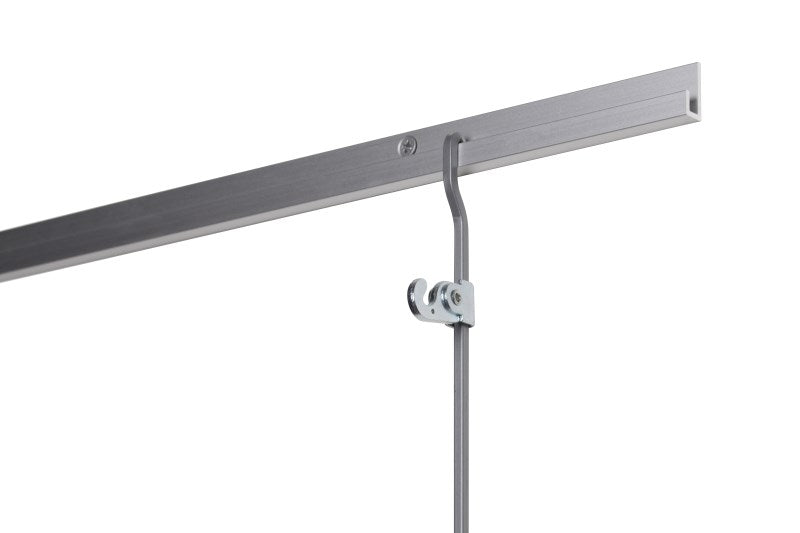 STAS j-rail max 200 cm: sistema di appendimento flessibile, resistente.