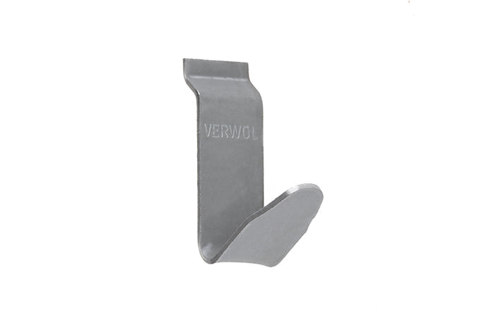 STAS gancio a parete allu verwol type 1, include cavo perlon e STAS zipper per divisorie.