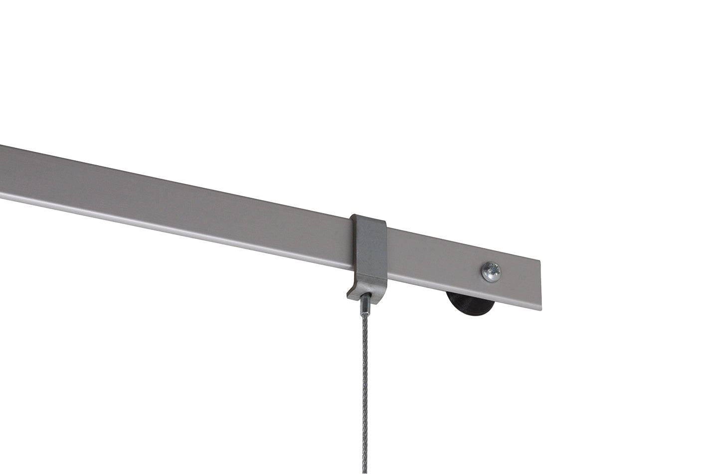 STAS evoluon 2cm allu: Binario versatile da parete per interni creativi e moderni.
