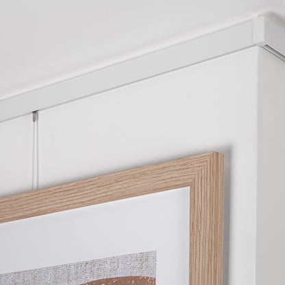 STAS cliprail + kit d'installazione: binari per appendere quadri su cartongesso facili da montare.