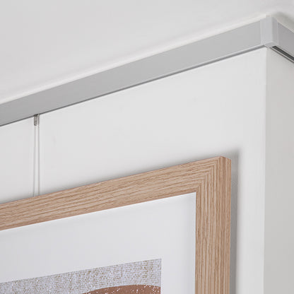 STAS cliprail + kit d'installazione: innovativo sistema clip rail per esporre decorazioni.
