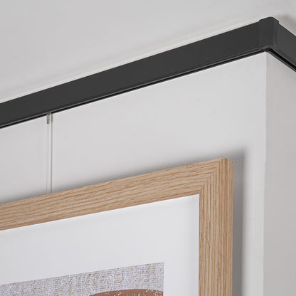 STAS cliprail pro + kit d'installazione: capacità di carico fino a 45 kg/m, perfetto anche su cartongesso.