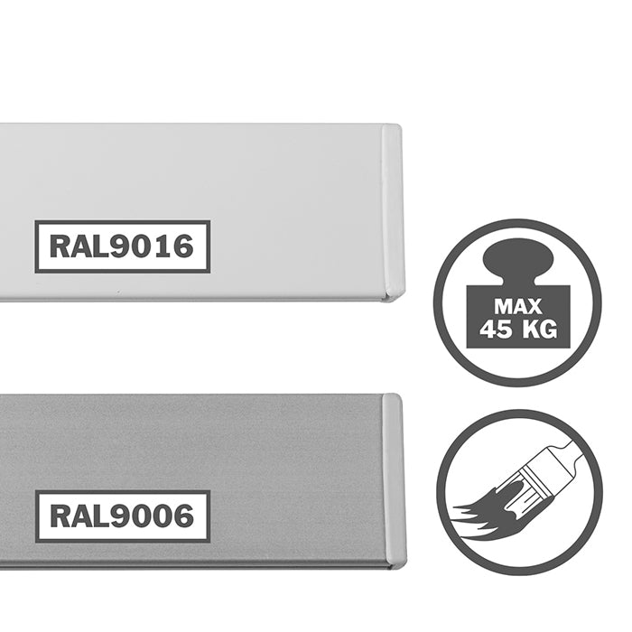 STAS multirail max + accessori inclusi per appendere facilmente
