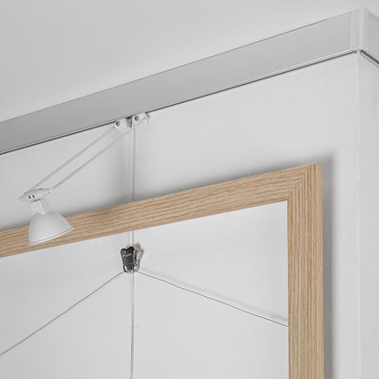 STAS multirail max, ideale per esposizioni artistiche eleganti