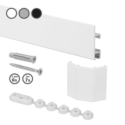 STAS cliprail max + kit: versatile anche su superfici in cartongesso