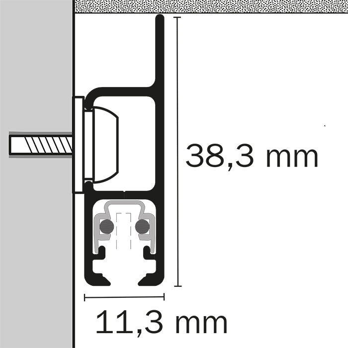 STAS multirail max + listello legno incluso per tagli precisi
