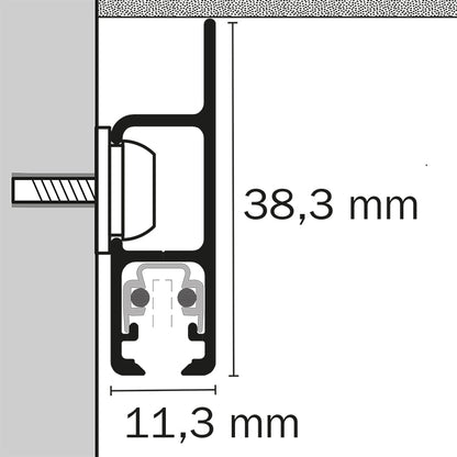 STAS multirail max + listello legno incluso per tagli precisi