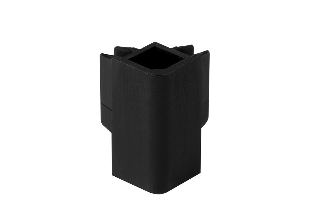 STAS cliprail tappo ad angolo, precisione bianco, nero, alluminio.