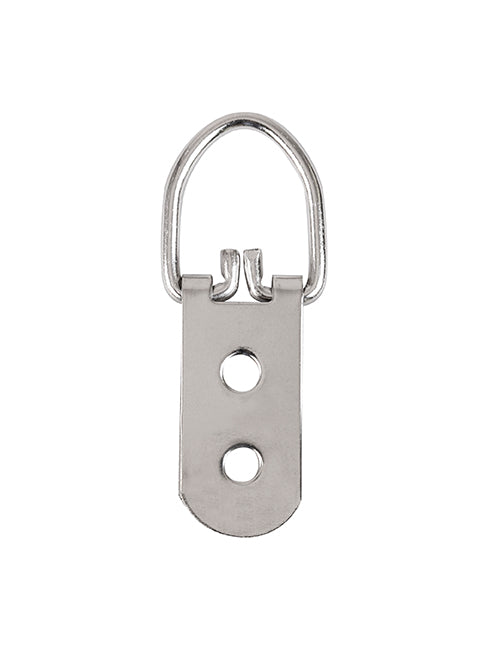 STAS gancio a vite anello D, set di 4, con 2 fori, per appendere