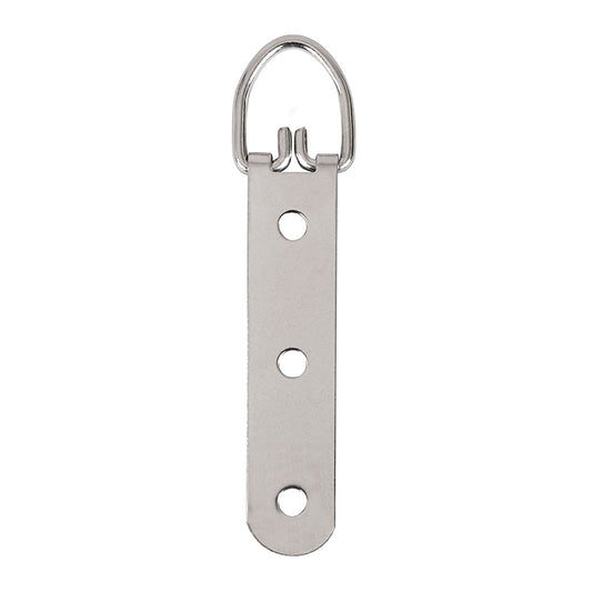 STAS gancio a vite anello D, set di 4, 3 fori