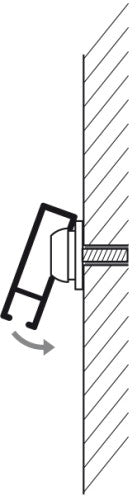 STAS rail clip compatibile con sistemi cliprail e multirail, 3 clip per metro.