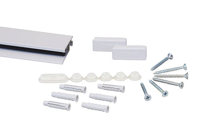 STAS papergrip: facile fissaggio con binario, ideale per riviste e documenti spessi.