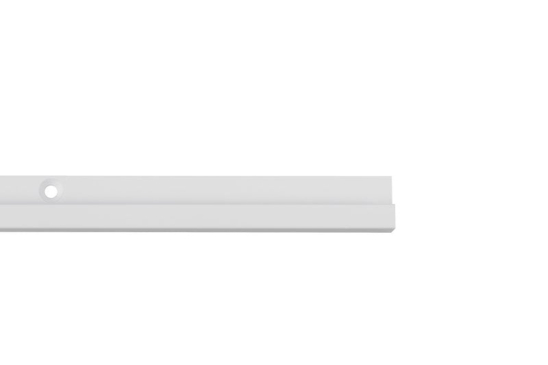 STAS j-rail max per appendere quadri: bianco o alluminio, 200 cm.
