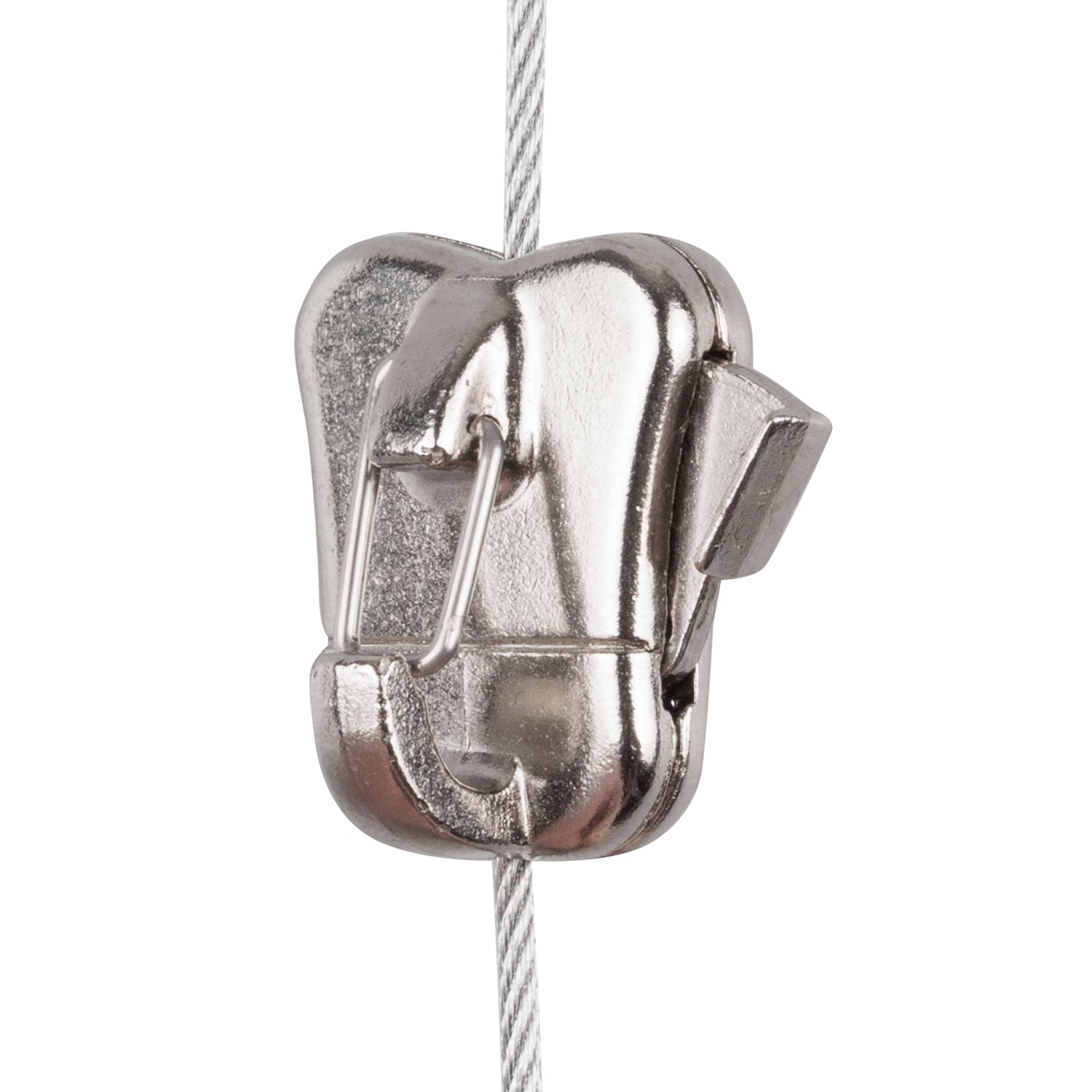 STAS zipper pro, gancio regolabile con staffa antifurto, supporta decorazioni fino a 2kg.