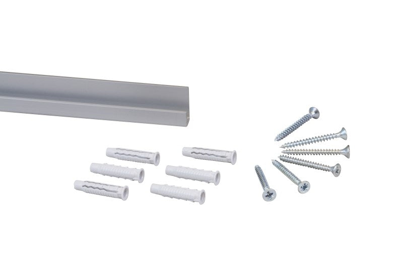 STAS j-rail + kit d'installazione: Include ganci, cavi e binario a J, adattabile, montaggio semplice e sicuro.