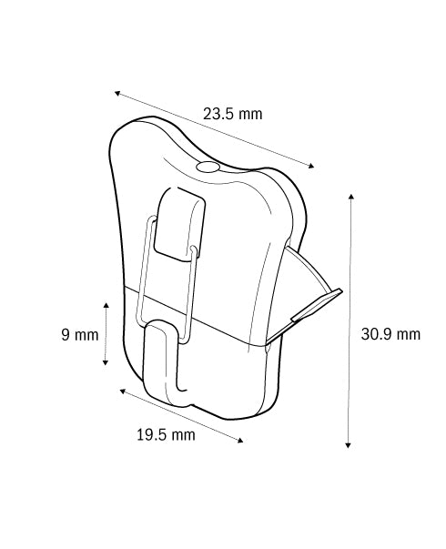STAS zipper pro security, protegge le tue decorazioni murali con sicurezza, fino a 1kg.