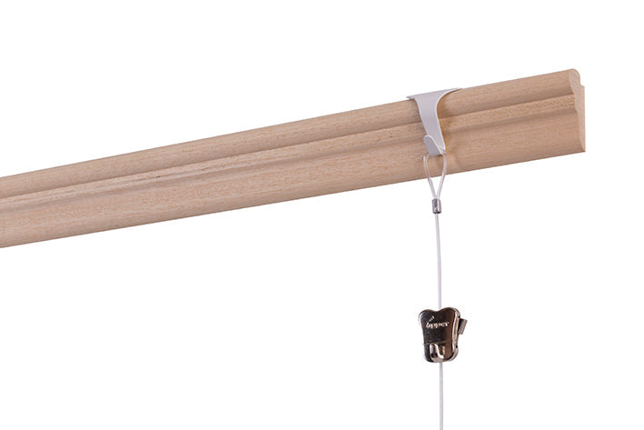 STAS windsor: binario in legno elegante per appendere con stile le tue opere.