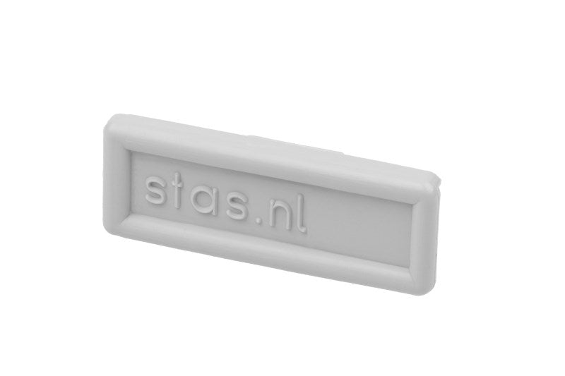 STAS multirail max tappo finale bianco per finitura professionale.