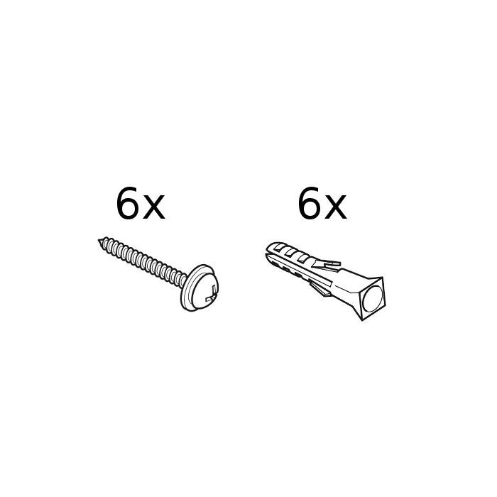 STAS minirail kit d'installazione: completo di accessori per montare il minirail da 200 cm.