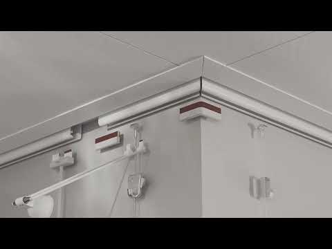 STAS u-rail multi 200 cm per appendere quadri.