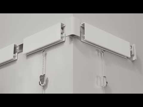 STAS cliprail 200 cm si installa facilmente con clip e viti STAS