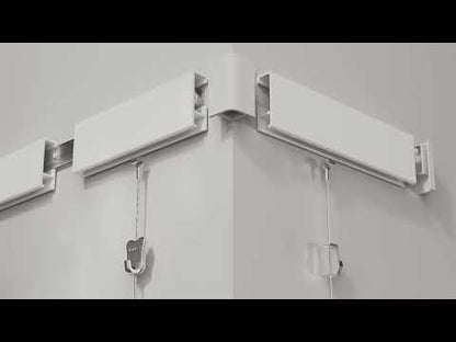 STAS cliprail 200 cm si installa facilmente con clip e viti STAS