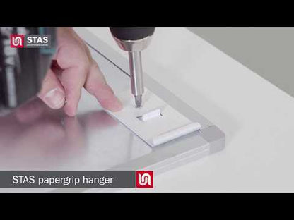 STAS set di ganci per appendere al sistema papergrip la lavagna bianca