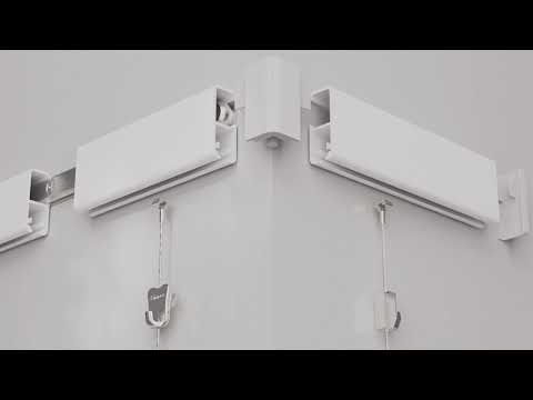 STAS cliprail pro + kit d'installazione: adatto per appendere quadri o decorazioni pesanti con sicurezza.