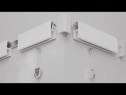 STAS cliprail pro + kit d'installazione: adatto per appendere quadri o decorazioni pesanti con sicurezza.