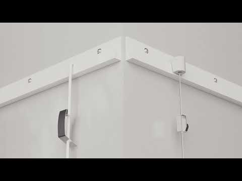 STAS j-rail + kit d'installazione: Include ganci, cavi e binario a J, adattabile, montaggio semplice e sicuro.