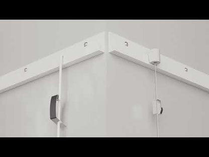 STAS j-rail + kit d'installazione: Include ganci, cavi e binario a J, adattabile, montaggio semplice e sicuro.