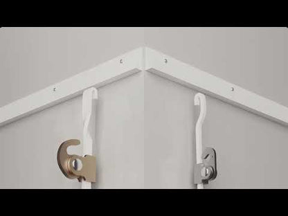 STAS j-rail max per cornici fino a 200 cm, ideale per ganci e aste.