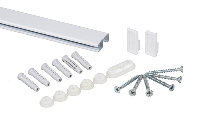 STAS cliprail pro wit (150 cm) + installatie kit