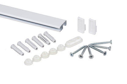 STAS cliprail pro wit (150 cm) + installatie kit