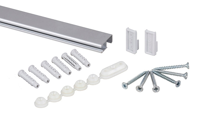 STAS cliprail pro alu (150 cm) + installatie kit