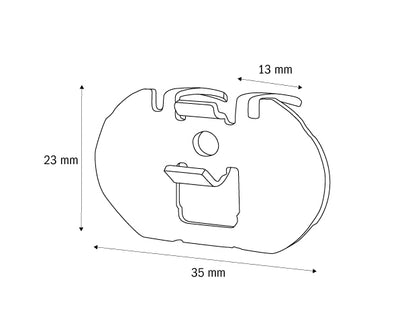Set completo: STAS drywallXpress cavi perlon inclusi per facile installazione.