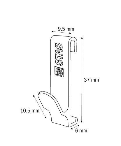STAS papergrip gancetto, soluzione ideale per appendere oggetti leggeri.