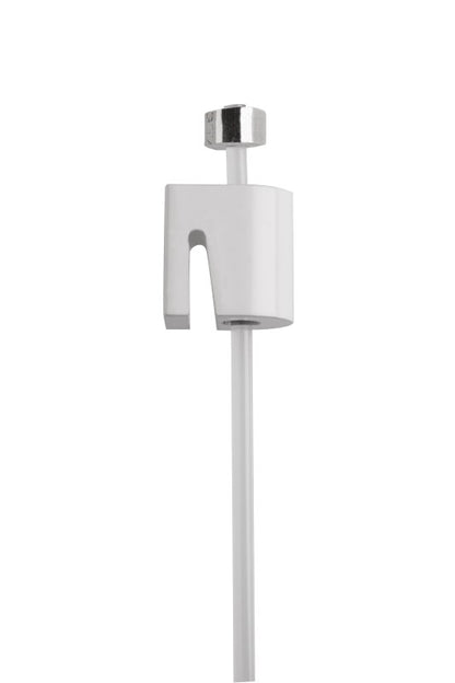 STAS j-rail gancio cilindrico disponibile in bianco e alluminio