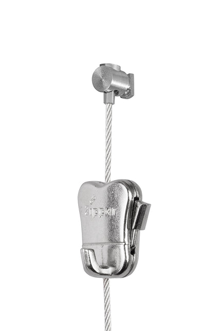 STAS gancio plasterrail con opzioni zipper o smartspring.