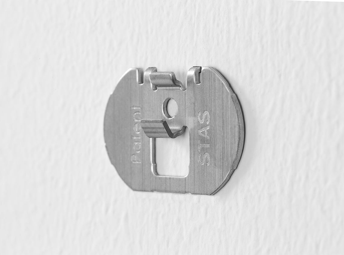 Set completo: STAS drywallXpress per appendere fino a 2 oggetti su cartongesso.