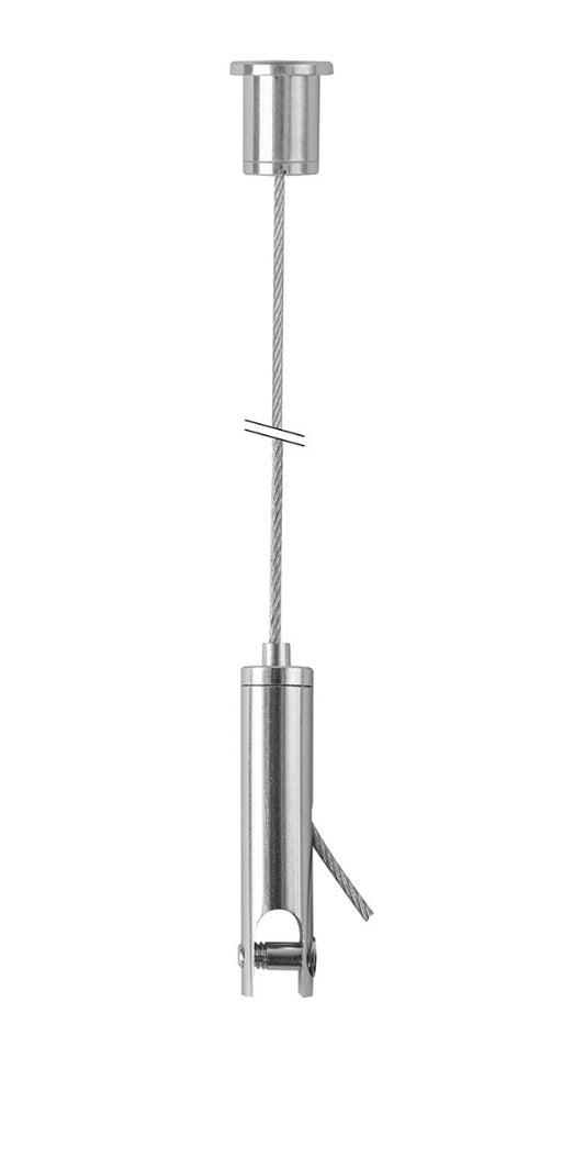 STAS kit di sospensione 6mm, gancio per pannello forex, montaggio veloce e sicuro a soffitto.