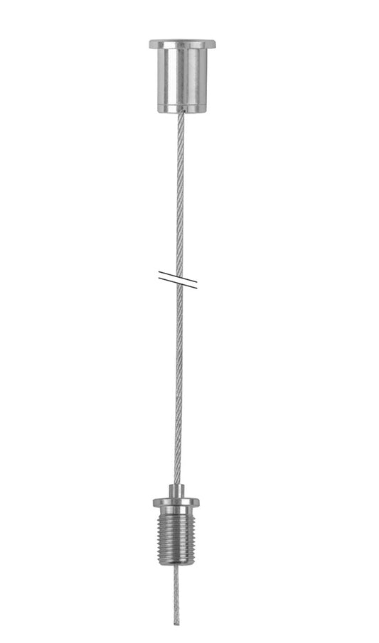 STAS kit di sospensione con presa per cavo M10: montaggio veloce a soffitto per luci e scaffali.