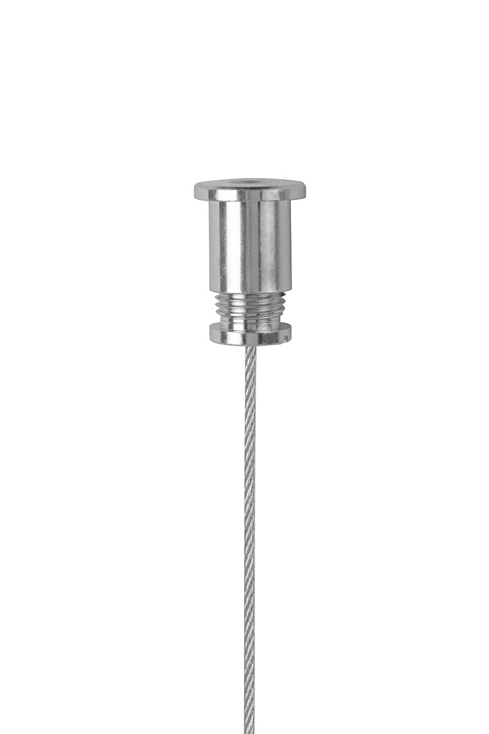 STAS kit di sospensione con presa M10: cavo d'acciaio di 2m per luci e scaffali.