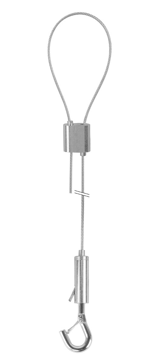 STAS kit di sospensione con gancio di sicurezza e anello regolabile, perfetto per tubi e oggetti diversi.
