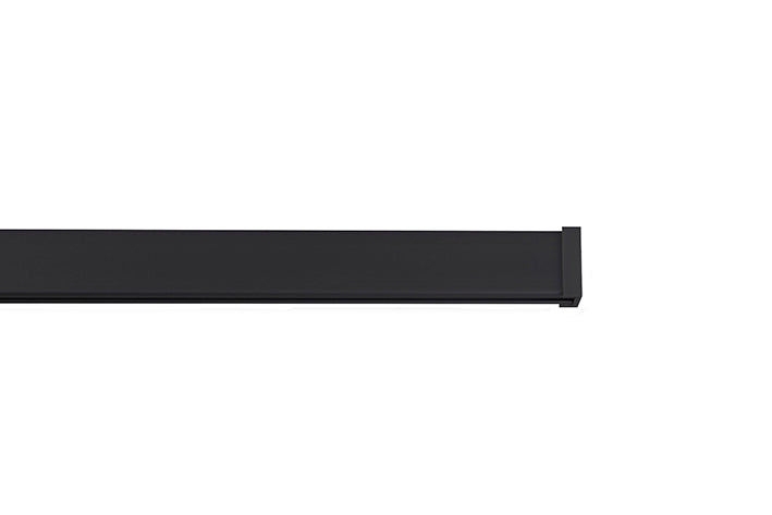 STAS minirail nero 150 cm: soluzione per quadri sottile